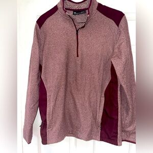 Under Armour 1/4 Zip size L maroon quarter zip golf sweater